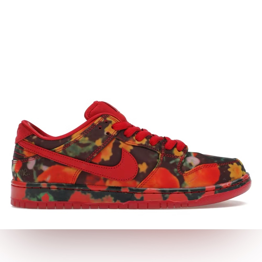The Wizard of Oz x Nike Dunk Low SB 'Poppy Field' Sz 6 - worn once!